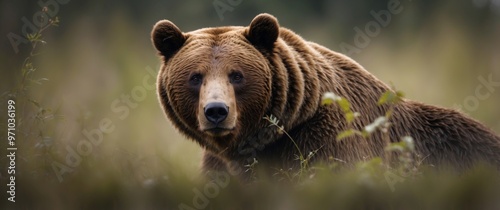 wildlife predator animal bear mammal wild. photo