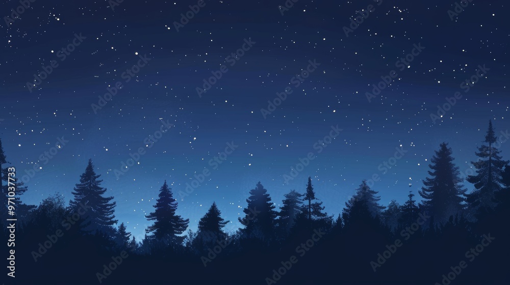 Night sky photography with a simple wide-angle lens that provides a calming effect. Night sky photography with a simple wide-angle lens that provides a calming effect.