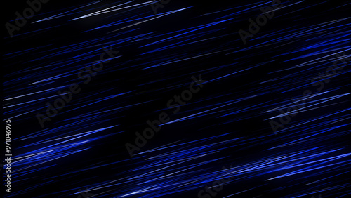 Blue backdrop with twist lines. Abstract background with neon glitch texture, digital tv noise. computer screen damage. 3d rendering.