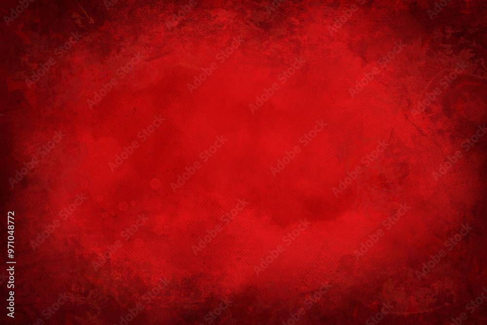 Red grunge background. Watercolor red texture background. Valentines or Christmas empty design for posters, presentations, ad banners Red grunge background. Watercolor red texture background. Valentines or Christmas empty design for posters, presentations, ad banners