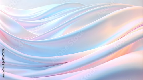 Wallpaper Mural Holographic abstract pastel colors backdrop. Hologram gradient neon color. Foil effect. Rainbow graphic. Psychedelic iridescent modern background. Colorful psychedelic Abstract. Pastel color waves for Torontodigital.ca