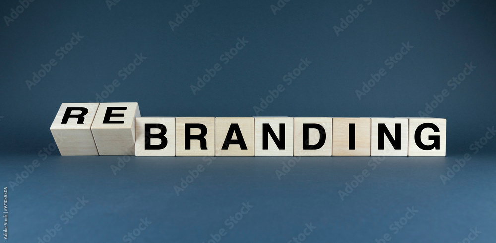 Wooden Blocks Spelling Out Rebranding - branding Wooden Blocks Spelling Out Rebranding - branding
