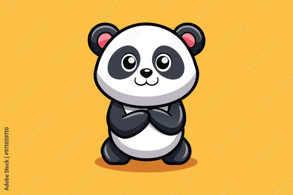 cute Panda Cartoon Vector Icon Illustration .eps cute Panda Cartoon Vector Icon Illustration .eps
