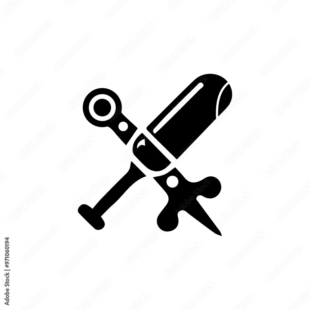 Racquet liner and solid vector vector icon in black and white filled and solid style in black Racquet liner and solid vector vector icon in black and white filled and solid style in black