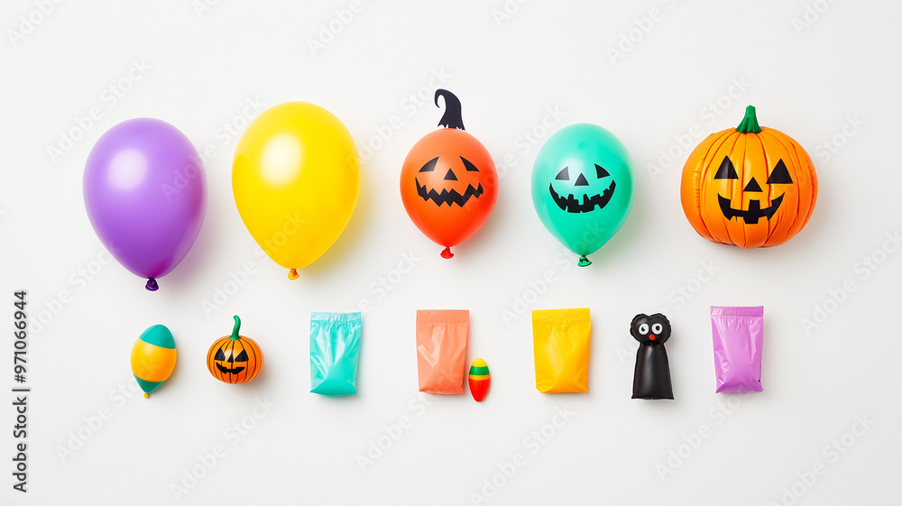 ハロウィンパーティアイテムのコレクション