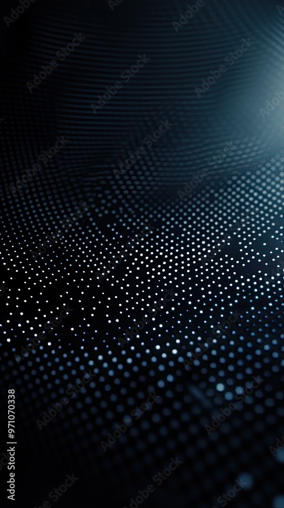 Abstract digital background featuring luminous dots on a dark surface, creating a sense of depth and motion. Abstract digital background featuring luminous dots on a dark surface, creating a sense of depth and motion.