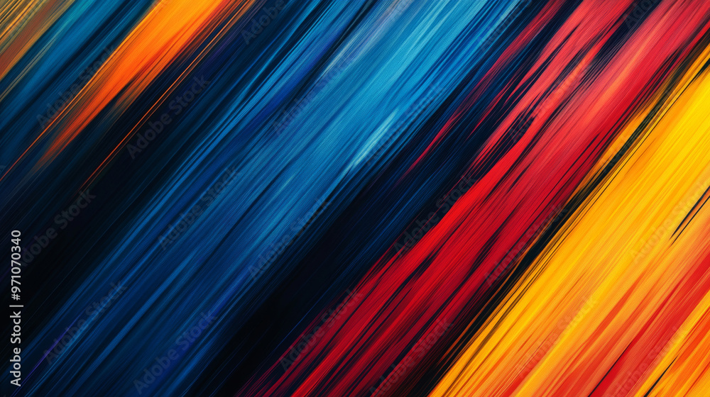 A colorful background with lines, made using different art materials. A colorful background with lines, made using different art materials.