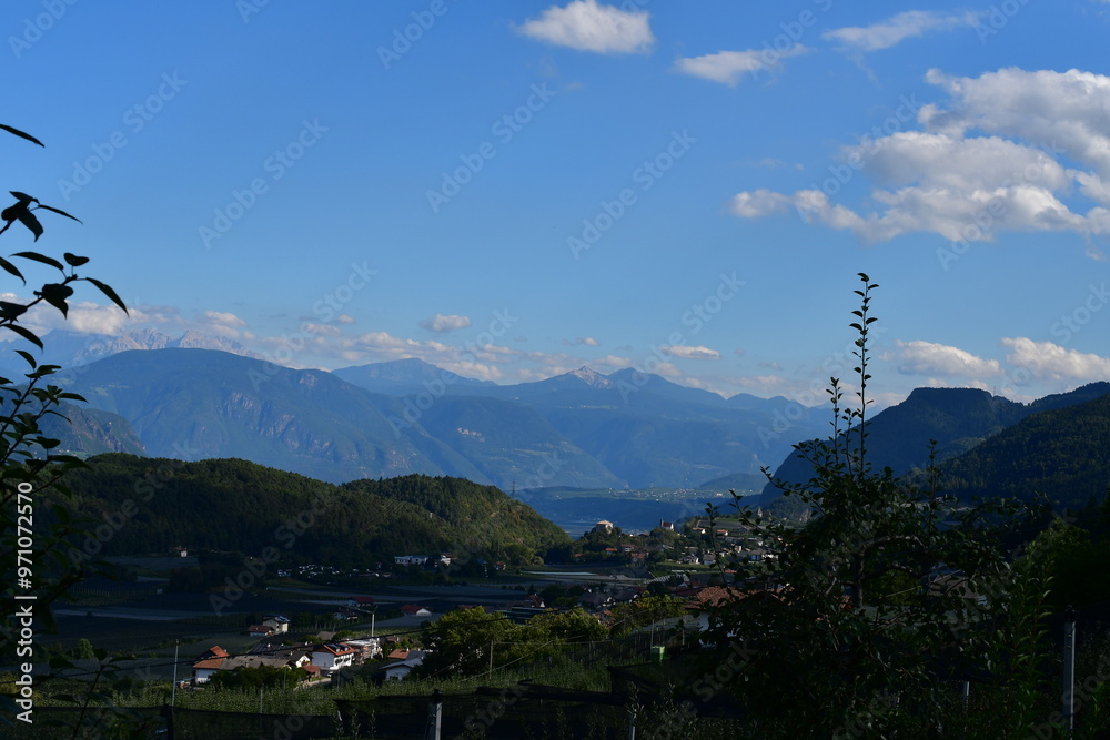 Schöne Landschaft bei Tisens in Südtirol