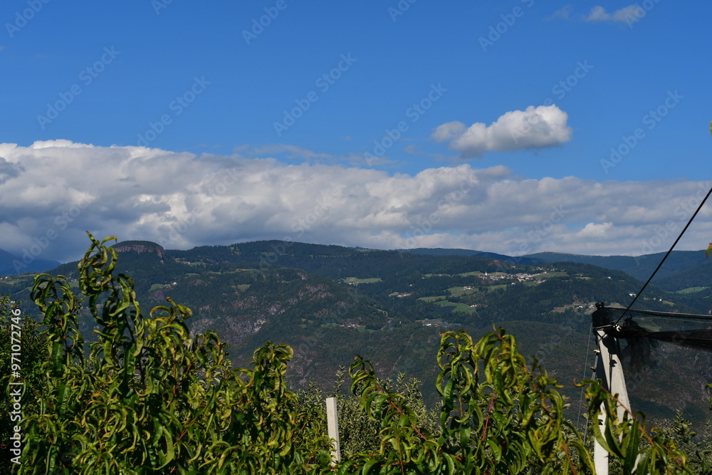 Schöne Landschaft bei Tisens in Südtirol
