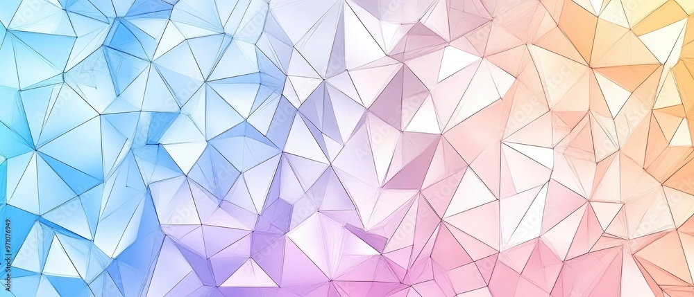 Low poly triangle pattern background illustration in a line art style Low poly triangle pattern background illustration in a line art style