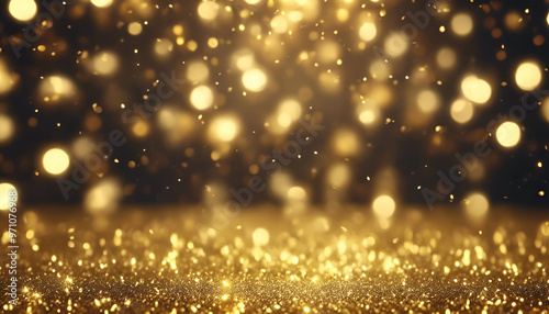 A Cascade of Golden Dreams: Capturing the Essence of Opulence in Every Sparkle