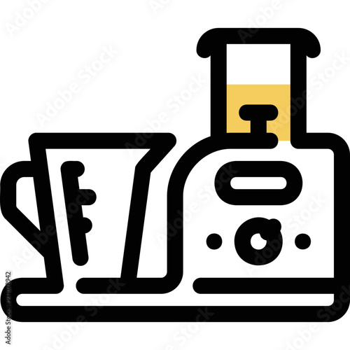 Simple vector icon food processor