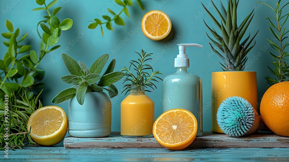 spa still life with orange and lemon spa still life with orange and lemon