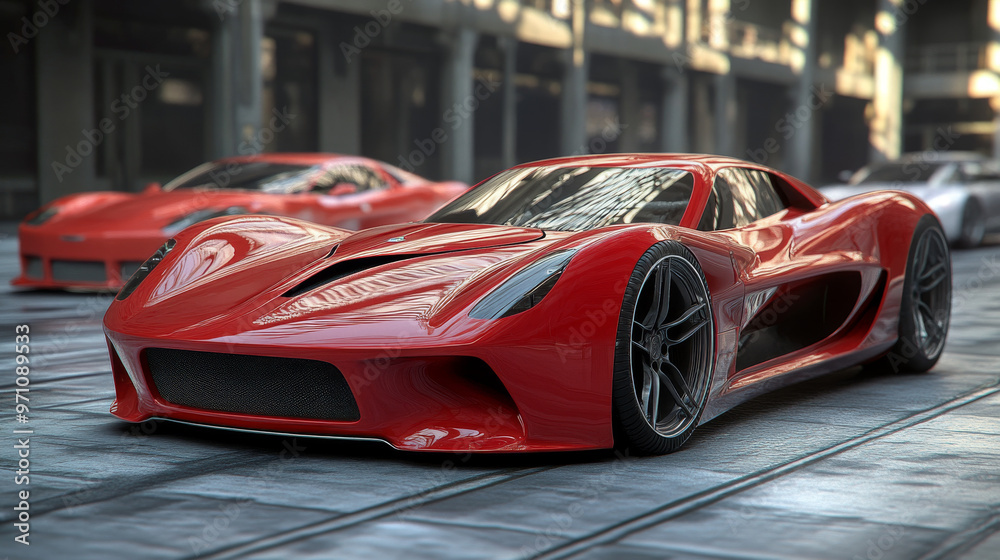 These sleek, modern cars were created using computer graphics. They look so real, you'd think they were in a studio! These sleek, modern cars were created using computer graphics. They look so real, you'd think they were in a studio!