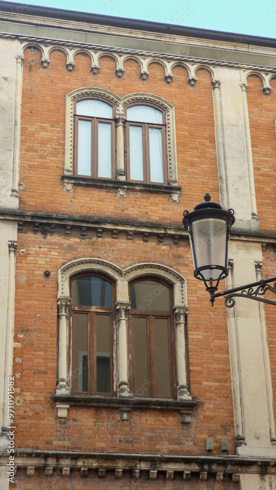Naklejka premium Architectural details of the pretty city of Padua in Italy
