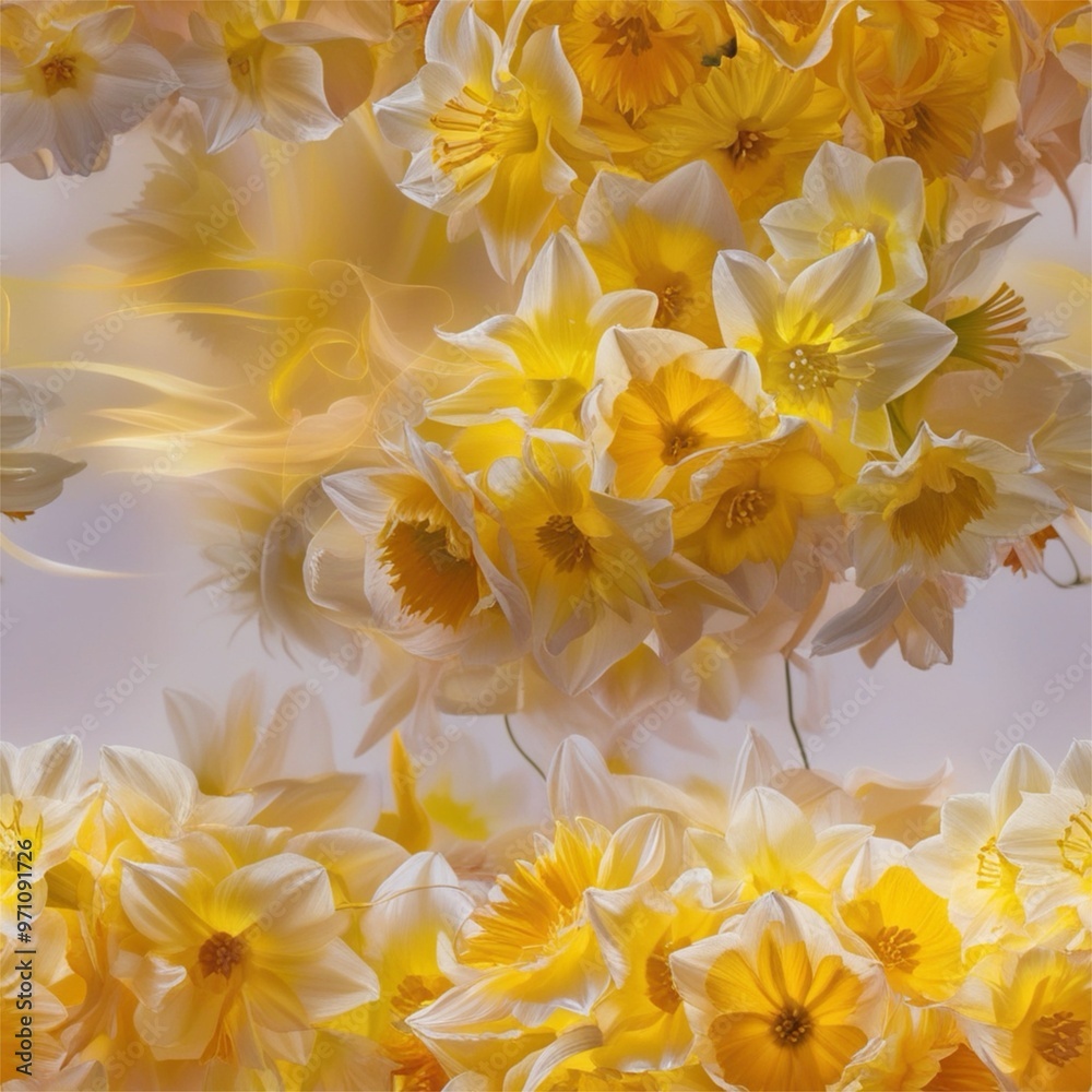 Fototapeta premium Seamless Product Flowers