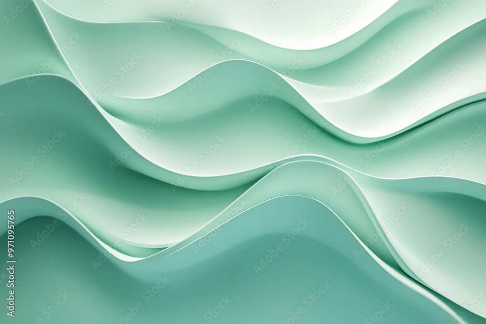 A cool, refreshing background in shades of mint green and aqua, with smooth curved shadows that evoke a sense of calm and freshness. A cool, refreshing background in shades of mint green and aqua, with smooth curved shadows that evoke a sense of calm and freshness.