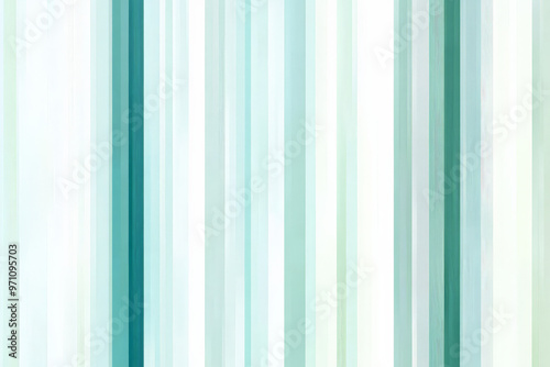 A cool, calming background with vertical stripes in soft shades of teal, mint green, and aqua. The simple, clean design creates a sense of peace and serenity, perfect for a minimalist, modern