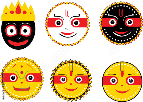 Divine Illustration: Jagannath photo