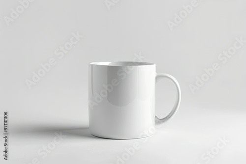 Timeless Minimalist Mug on White Background