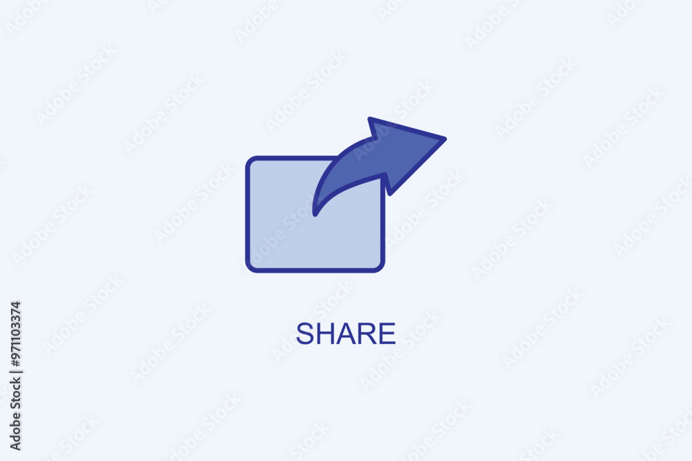 Share Vector Icon Or Logo Illustration Share Vector Icon Or Logo Illustration