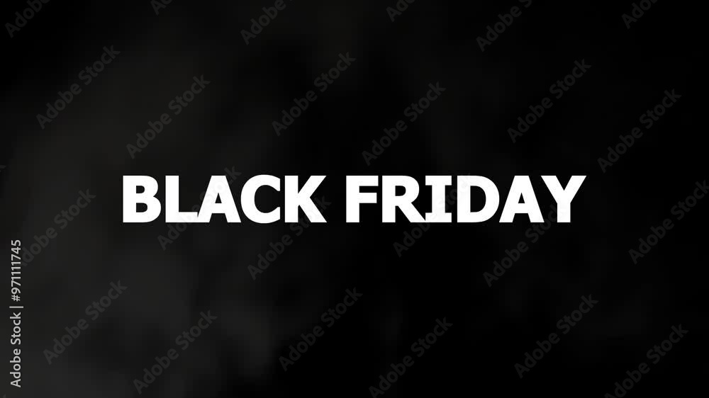 Black friday stock video animation