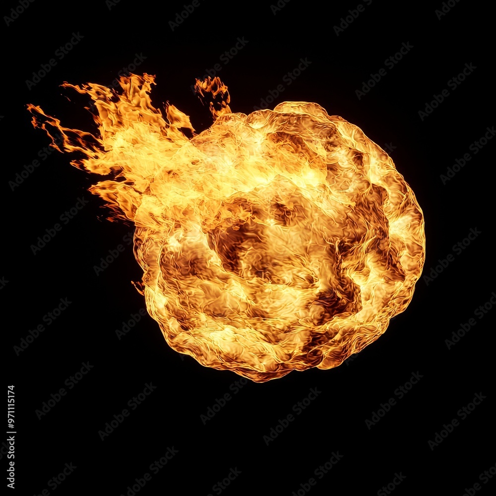 Isolated black background with orange fire light effect, plasma portal circle light Isolated black background with orange fire light effect, plasma portal circle light