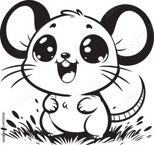 cute rat clipart vector design,awesome cute rat svg,high resolution printable cute rat artwork