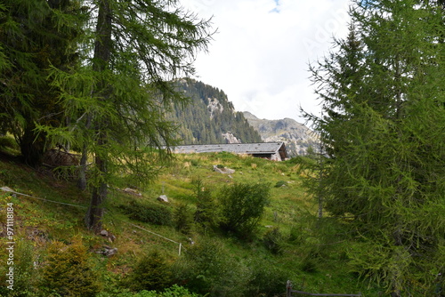 Obraz na płótnie Schöne Landschaft unterhalb der Laugenspitze in Südtirol w salonie