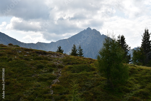 Obraz na płótnie Schöne Landschaft auf dem Hirzer in Südtirol w salonie