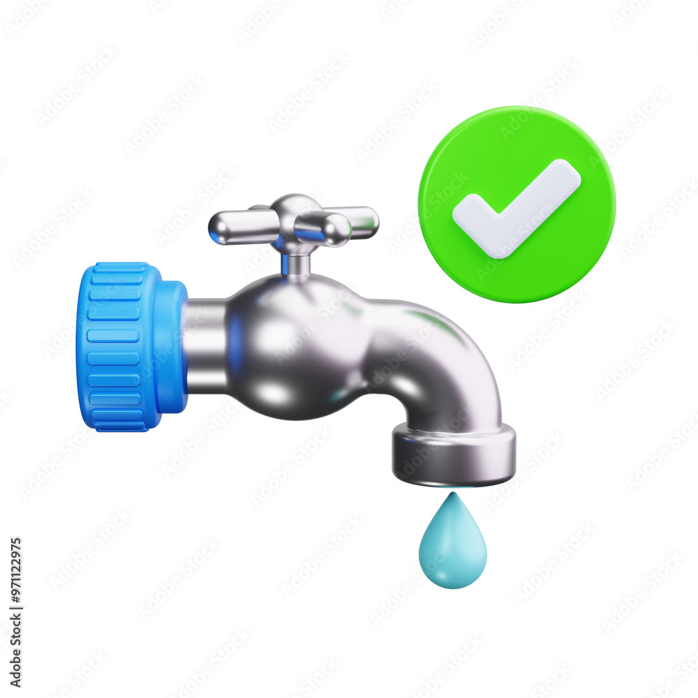 water faucet 3d render icons water faucet 3d render icons