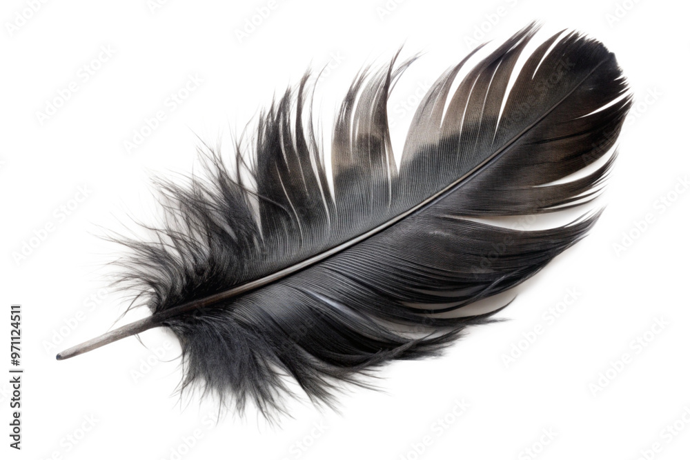 Black feather png