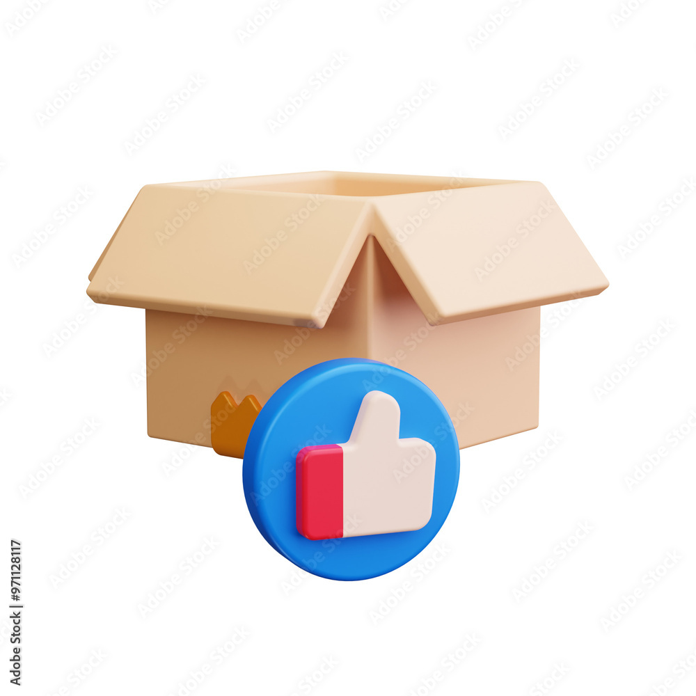 Fototapeta premium testimonial 3d render icons