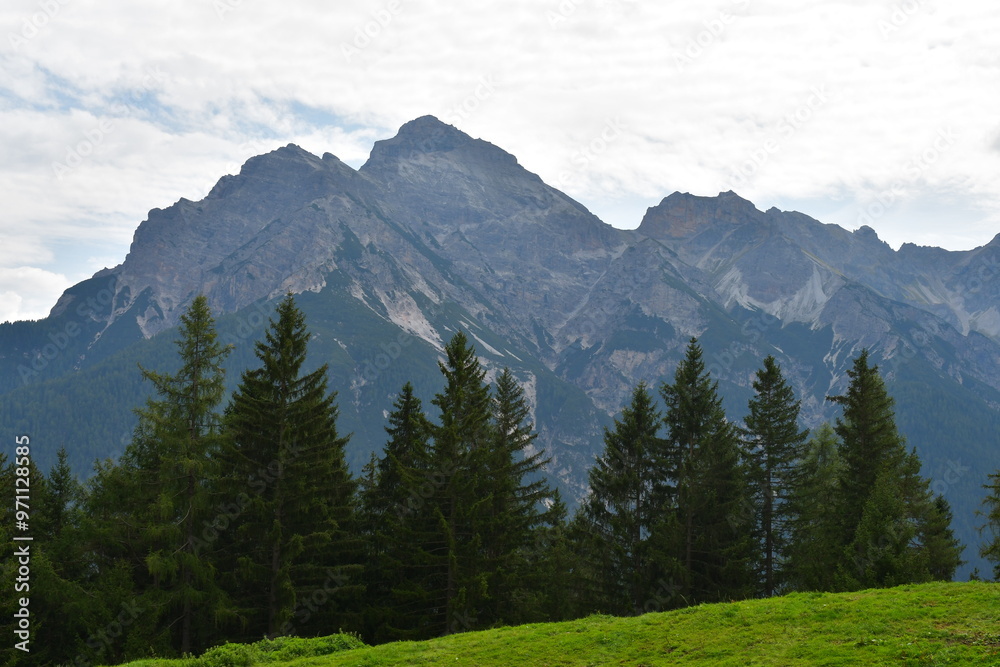 Schöne Landschaft im Stubaital in Tirol