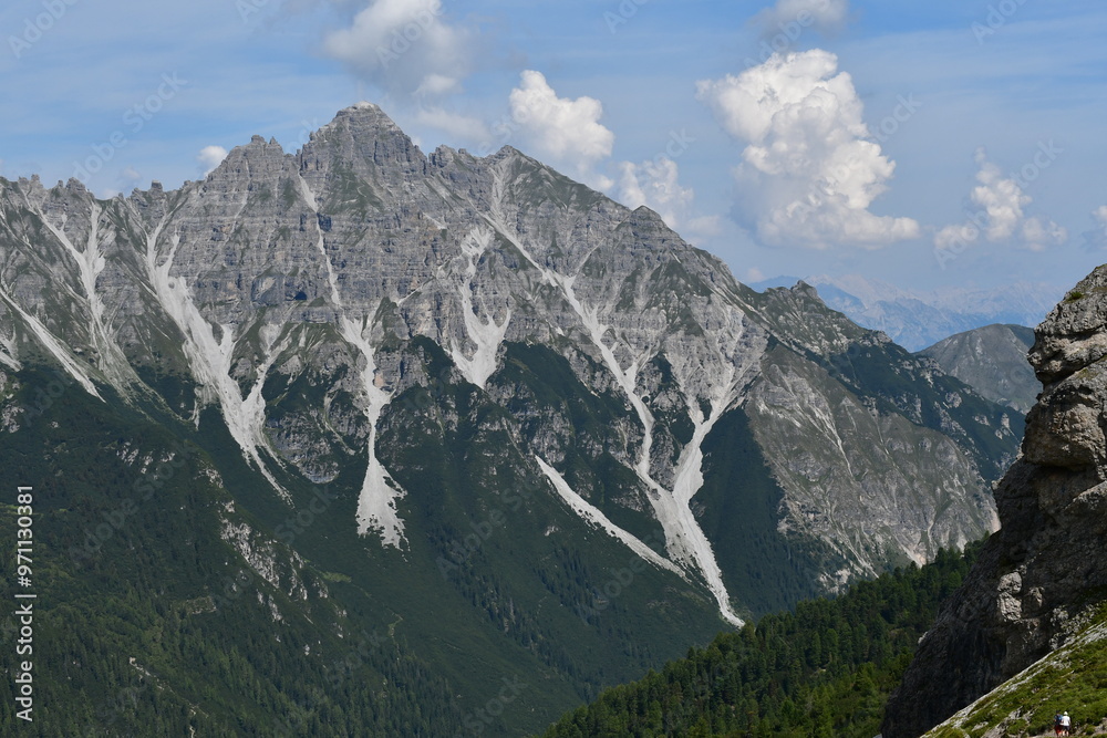 Schöne Landschaft im Stubaital in Tirol