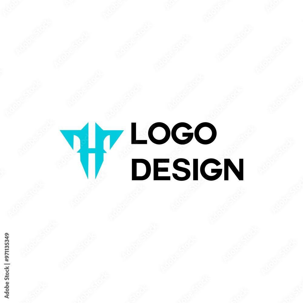 Vector H letter concept template Vector H letter concept template