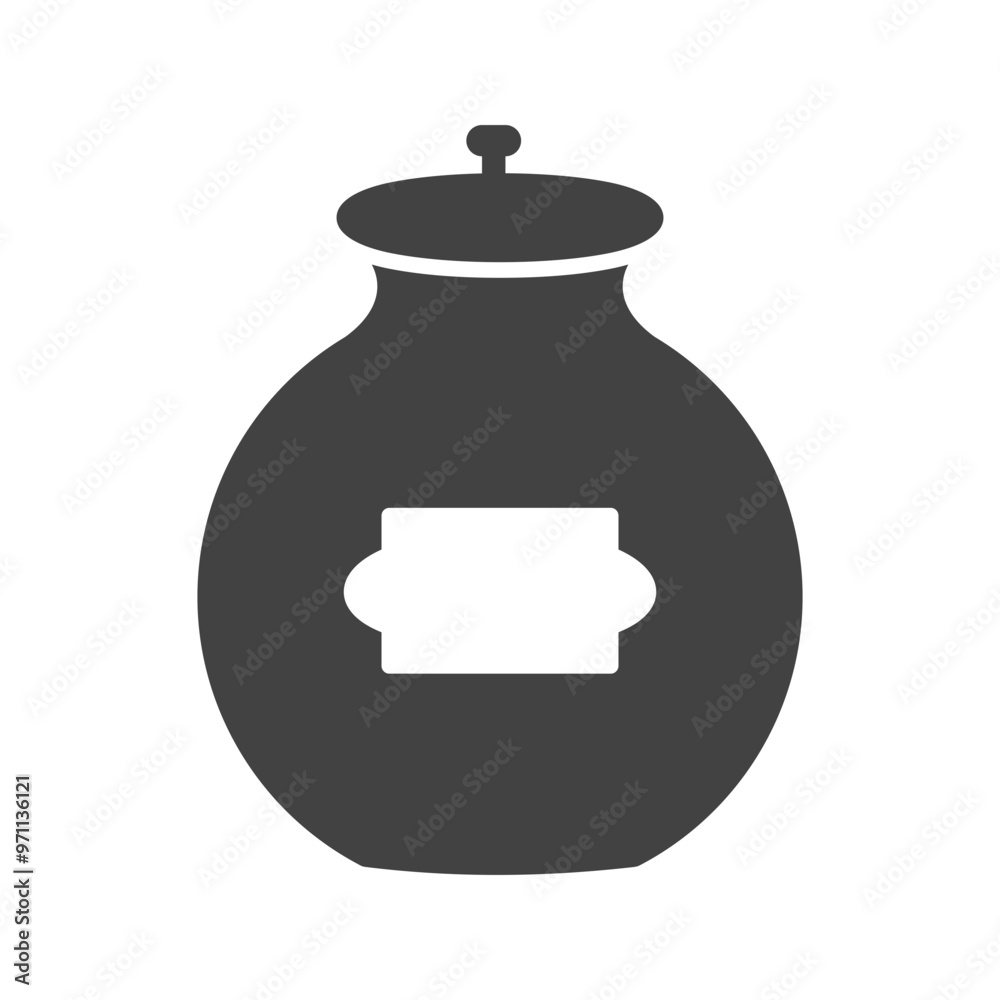 Obraz premium Funeral Glyph Icons