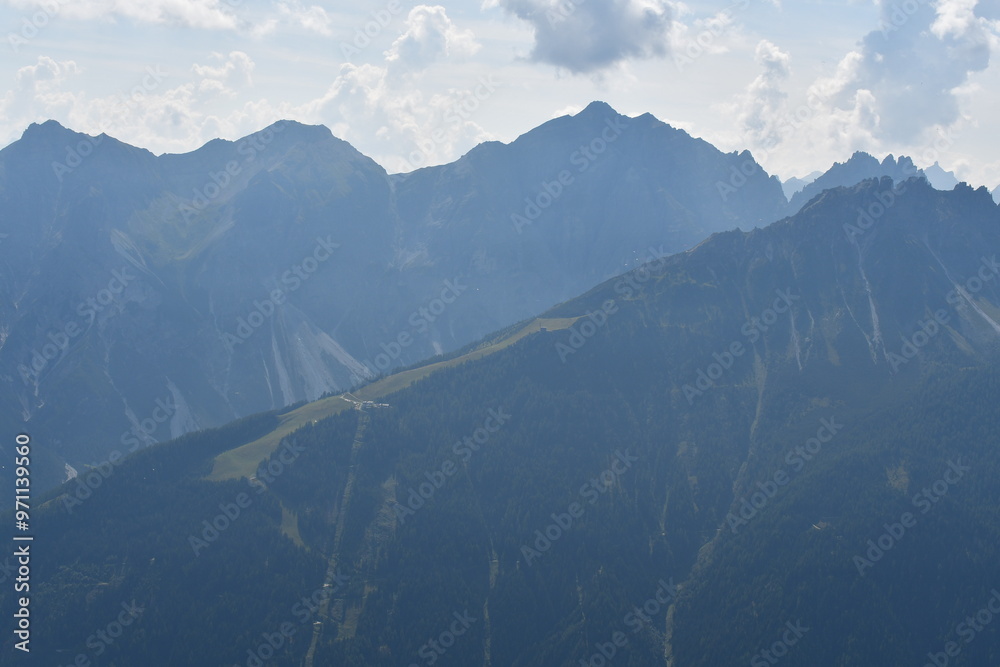 Schöne Landschaft im Stubaital in Tirol