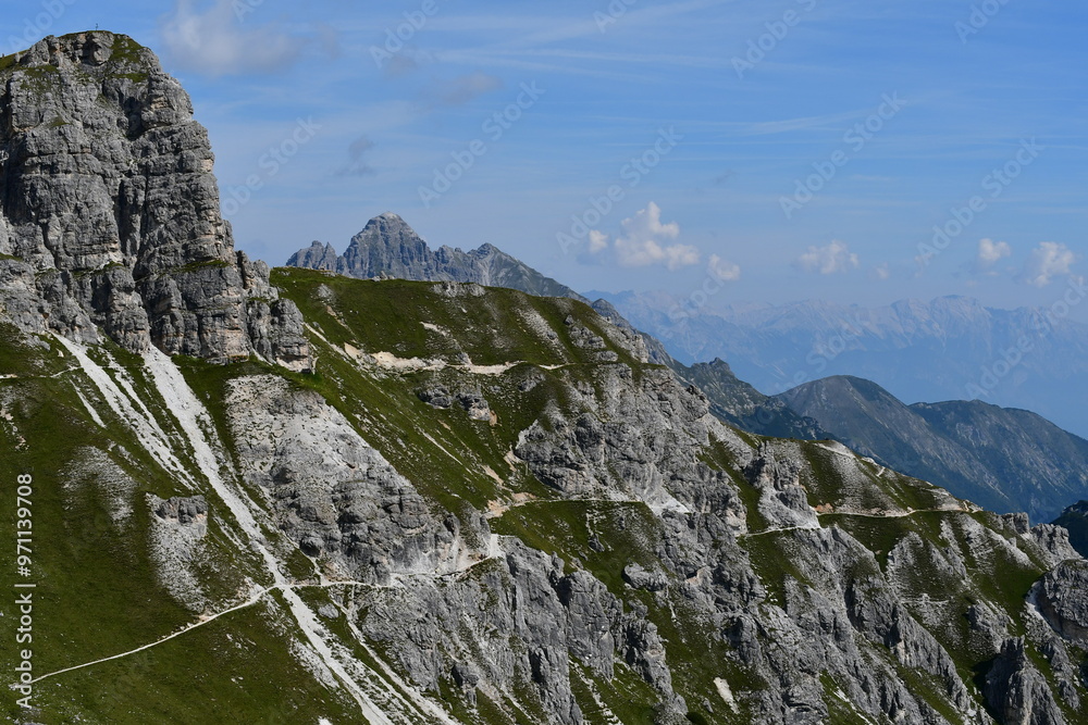 Schöne Landschaft im Stubaital in Tirol