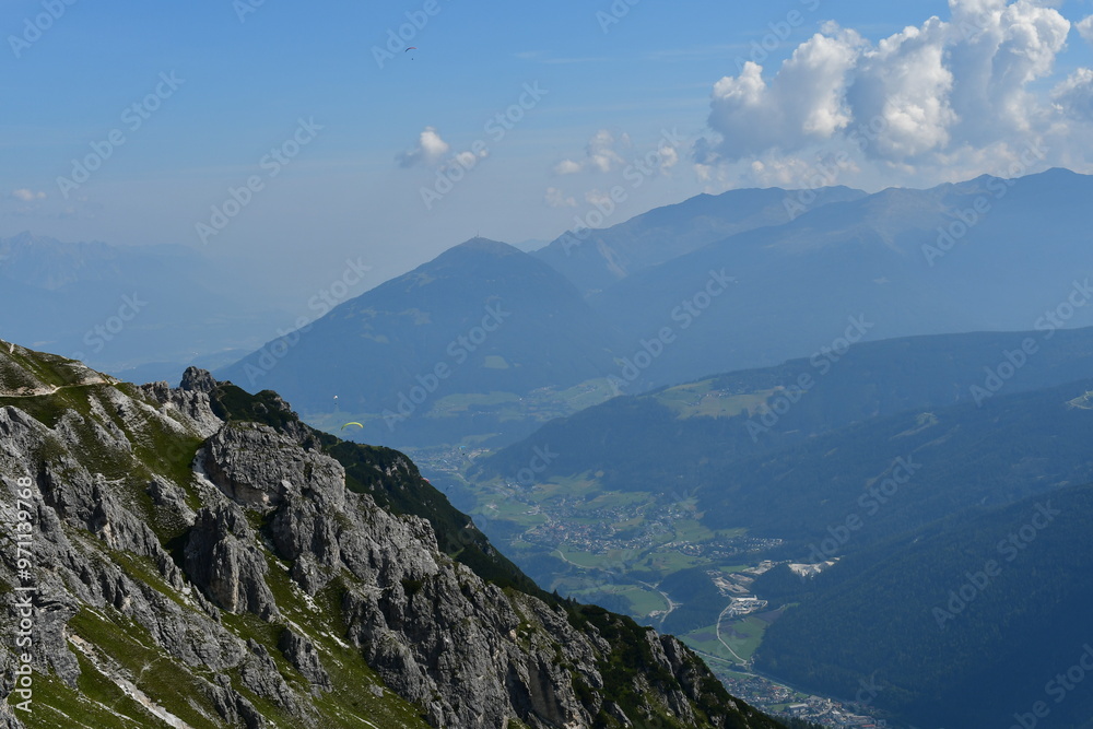 Schöne Landschaft im Stubaital in Tirol