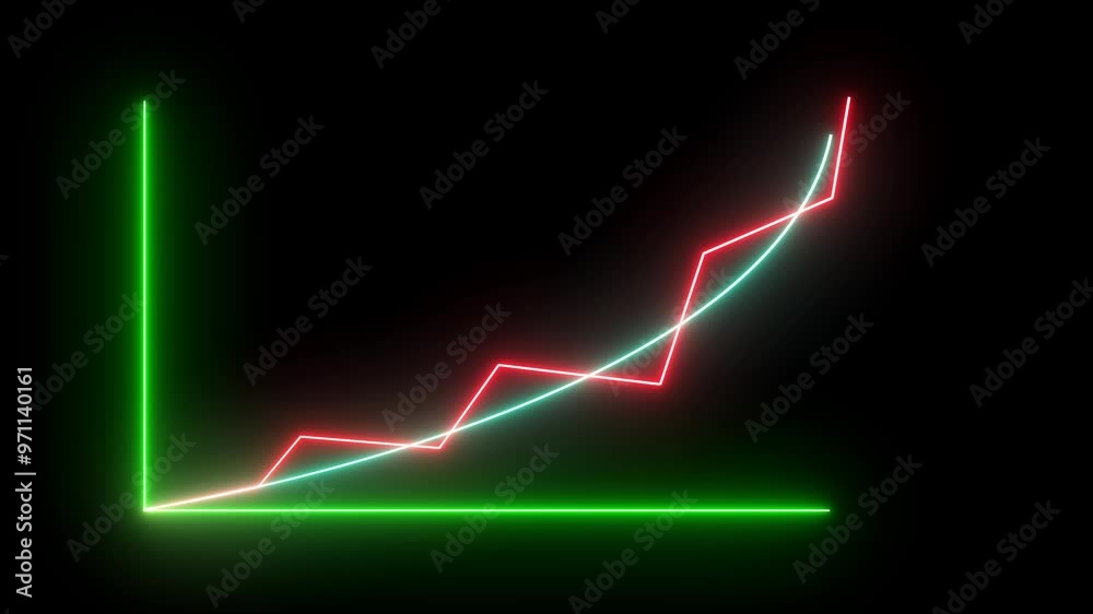 Business growth icon animation . Business growth icon animation .