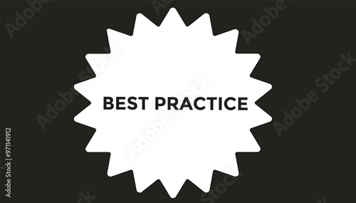 Best practice  open button web banner templates. Vector Illustration