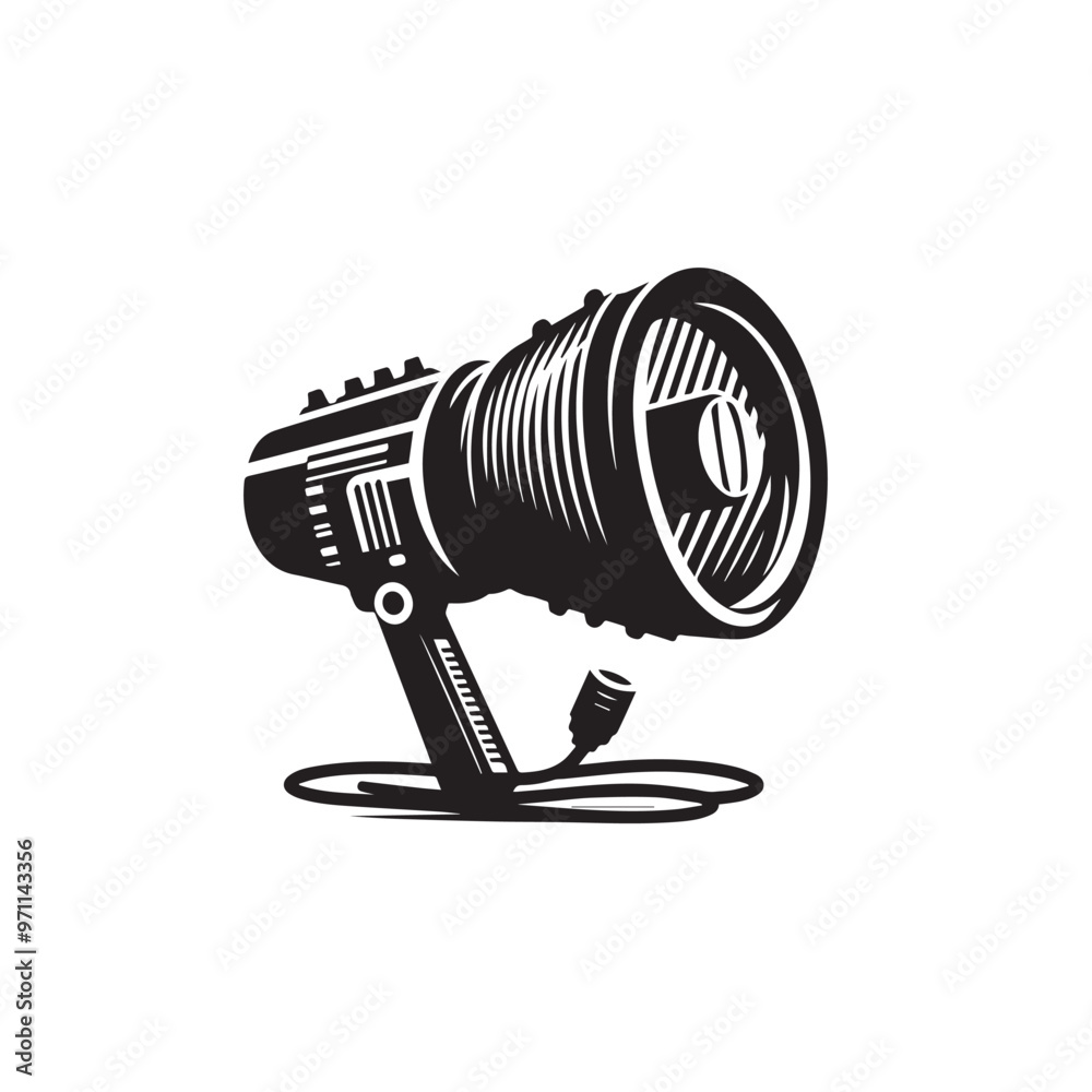 Megaphone vector logo, icon. Megaphone vector silhouette. Megaphone illustration isolated on white background. Megaphone vector logo, icon. Megaphone vector silhouette. Megaphone illustration isolated on white background.