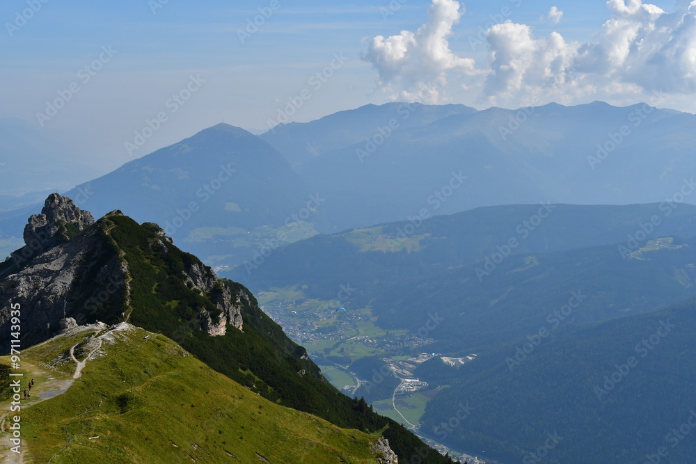 Schöne Landschaft im Stubaital in Tirol