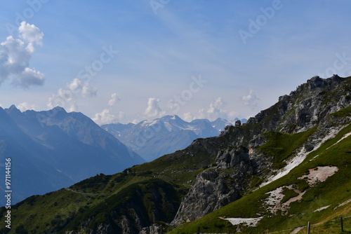 Schöne Landschaft im Stubaital in Tirol 