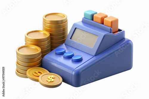 Weightless Dollar Sign and Piggy Bank Concept: Vector Illustration Symbolizing the Balance of Spending and Savings in Modern Financial Abstract Style