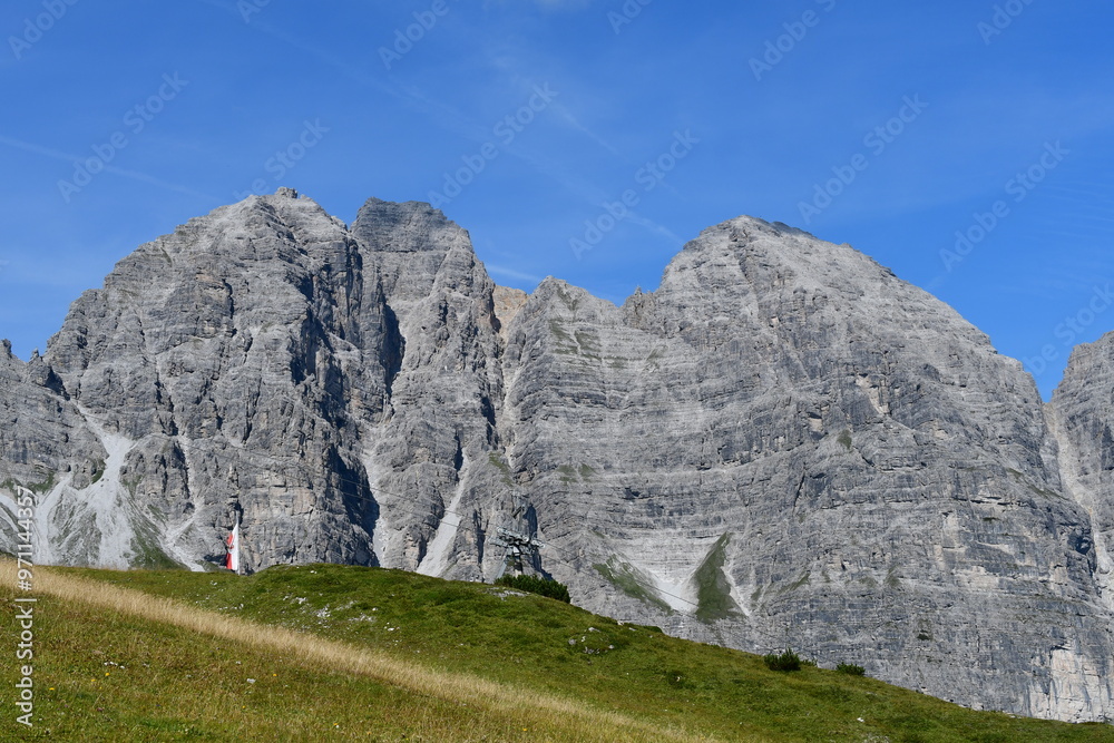 Schöne Landschaft auf Schlick 2000 im Stubaital