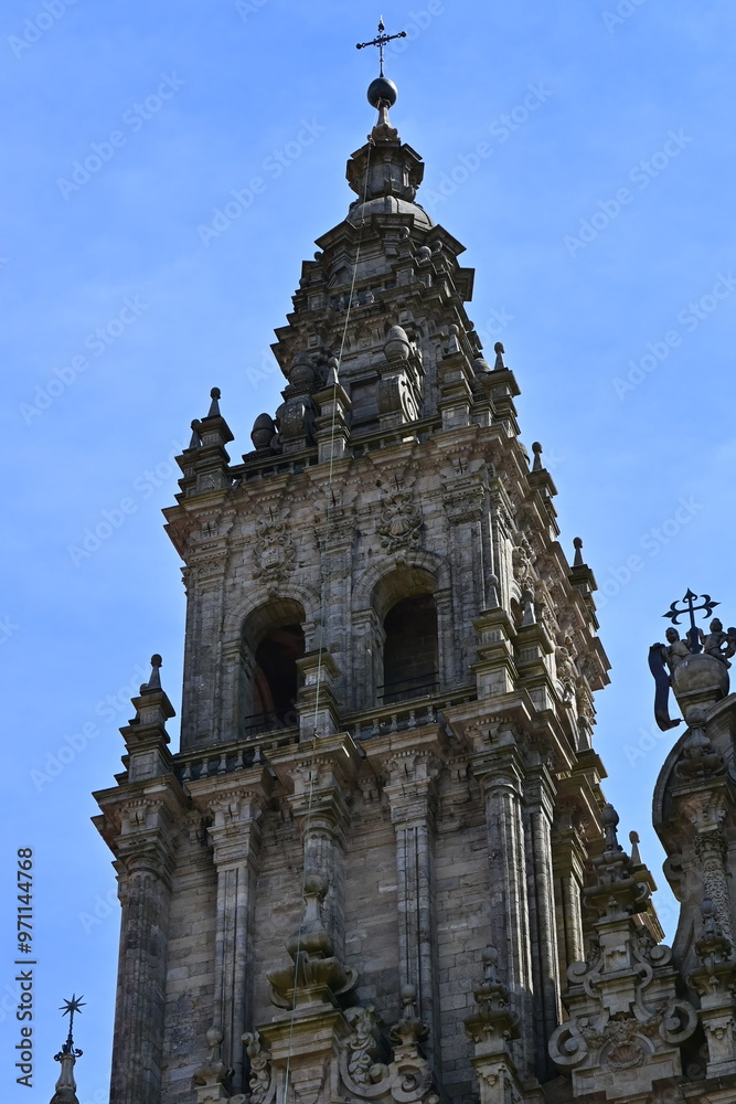 Obraz premium Santiago de Compostela, Galizia, la cattedrale - Spagna