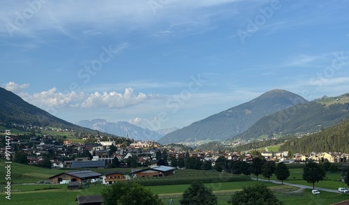 Schöne Landschaft bei Telfes im Stubaital 