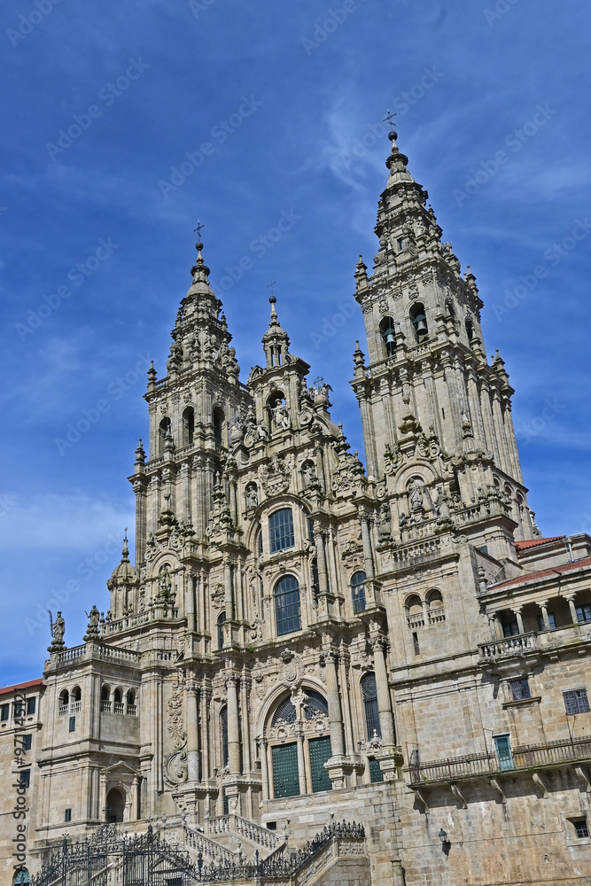 Fototapeta premium Santiago de Compostela, Galizia, la cattedrale - Spagna